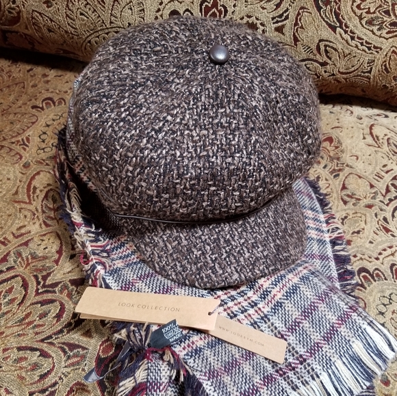 Look Collection Accessories - Look Collection Page Boy Hat & Scarf Combo